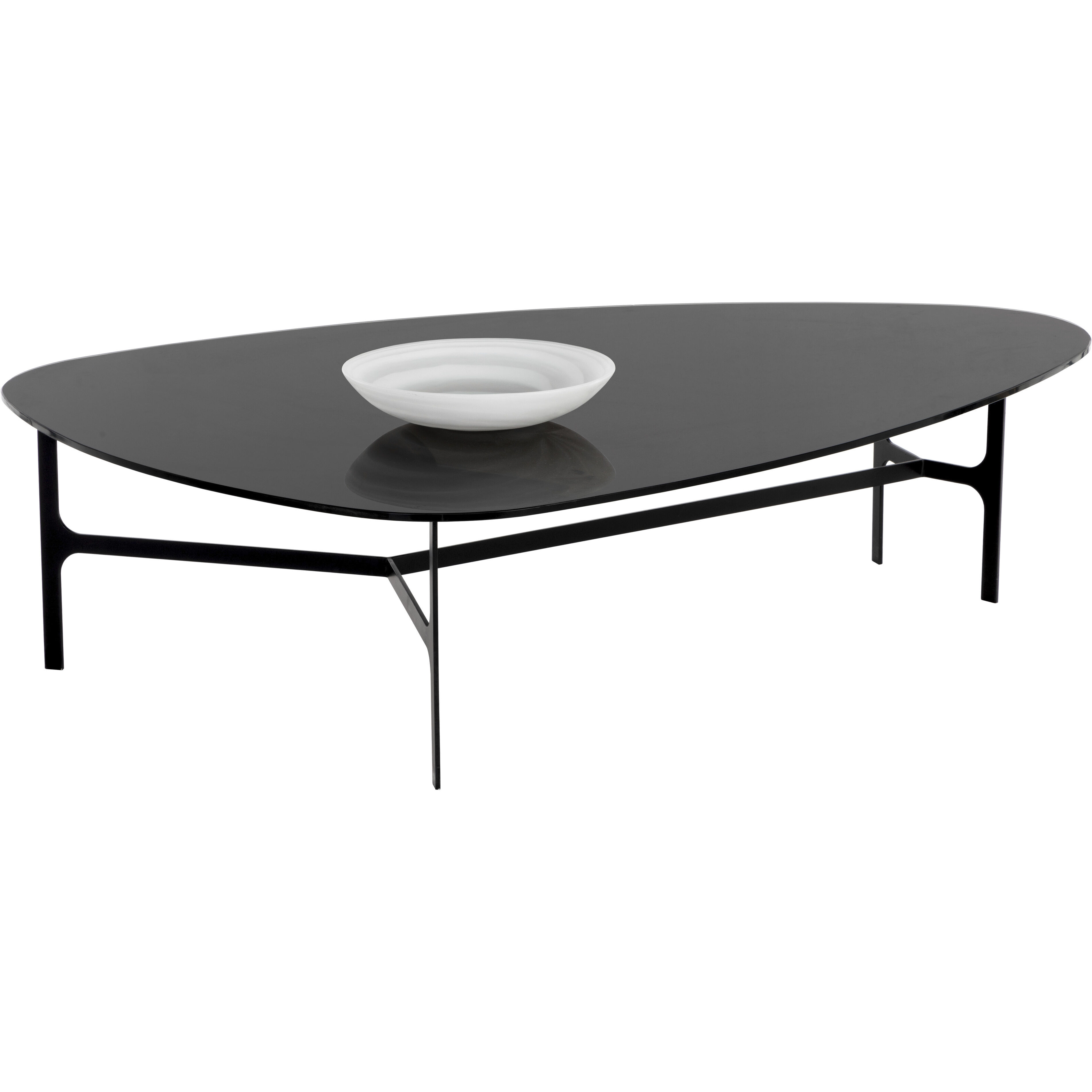 Kiernan 56 X 39.75 inch Black / Matte Black Coffee Table